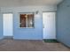 Inviting condo entrance with a window and a view, next to the unit door at 5300 Gulf Dr # 204, Holmes Beach, FL 34217