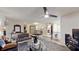 Open-concept living room showcasing a dining area and seamless flow at 5727 25Th W St, Bradenton, FL 34207