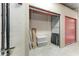 Open storage unit showcasing ample space with visible contents and easy access at 7710 Lake Vista Ct # 407, Lakewood Ranch, FL 34202