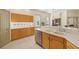 Bright eat-in kitchen features stainless steel appliances, double sink and ample cabinet storage at 8271 47Th Street E Cir, Palmetto, FL 34221