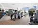 Bright gym featuring state-of-the-art equipment and large windows with scenic views, promoting wellness at 1155 N Gulfstream Ave # 508, Sarasota, FL 34236