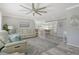 Open-concept layout connecting the living room and kitchen, promoting spacious living at 2752 Riverbluff Pl # 66, Sarasota, FL 34231