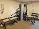 The gym contains several workout machines for exercise at 3414 Spanish Oak Ter, Sarasota, FL 34237