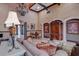 Cozy living room with comfortable sofa, decorative pillows, and elegant furnishings at 4178 Central Sarasota Pkwy # 325, Sarasota, FL 34238