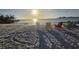 Breathtaking beach scene with colorful chairs, gentle waves, and stunning ocean views at 4408 Midnight Pass Rd, Sarasota, FL 34242