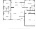 Detailed floor plan featuring dimensions of bedrooms, kitchen, living room, and garage at 5247 Carmilfra Dr, Sarasota, FL 34231