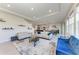 Open living area with sleek furniture, modern decor, and abundant natural light at 5336 Grove Mill Loop, Lakewood Ranch, FL 34211