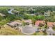 Aerial view of homes showing canal access and proximity to lakes and waterways, perfect for boating and outdoor activities at 6222 Stillwater Ct, Bradenton, FL 34201
