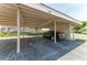 Convenient covered carport offering parking and shelter from the elements at 628 Estuary Dr, Bradenton, FL 34209