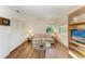 Inviting living room with wood floors, stylish furniture, and bright natural light at 628 Estuary Dr, Bradenton, FL 34209