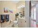 Bathroom featuring tile floors, a vanity and decor at 7710 Seven Oaks Dr, Bradenton, FL 34201