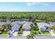 Gorgeous single Gathering home with lush landscaping, mature palm trees, and stunning water view at 7816 Ashley Cir, University Park, FL 34201