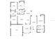 Layout of the house with dimensions of rooms in this detailed floor plan at 811 Hammockwood Ct, Sarasota, FL 34232