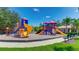 Brightly colored playground equipment on a sunny day, perfect for Gathering fun and recreation at 12822 Kite Dr, Bradenton, FL 34212
