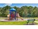 Community playground with slides and swings providing a fun recreational area for children and families at 12822 Kite Dr, Bradenton, FL 34212