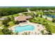 Resort-style pool and lounge area, ideal for relaxation and enjoying the outdoors at 12822 Kite Dr, Bradenton, FL 34212