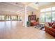 This spacious clubhouse features comfortable seating and community gathering areas at 12841 Balsam Ter, Bradenton, FL 34212