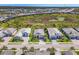 Aerial view of well maintained community with homes featuring private pools and stunning landscaping at 17675 Azul Dr, Lakewood Ranch, FL 34202
