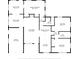 Detailed floor plan of the home showing the layout, room dimensions, and flow of living spaces at 2110 Euclid Ter, Sarasota, FL 34239