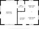 Layout of the property showing the relation between the bedroom, kitchen, living room, and bath at 2110 Euclid Ter, Sarasota, FL 34239