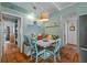 Eat-in kitchen with tile floors and seating at 2110 Euclid Ter, Sarasota, FL 34239