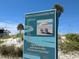 Coquina Gulfside Park information sign showcasing park amenities at 2340 Canal Dr # G-35, Bradenton, FL 34207