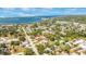Aerial view showcasing proximity to water and the surrounding community at 280 W Cowles St, Englewood, FL 34223