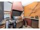 The outdoor kitchen has a grill and a sink at 280 W Cowles St, Englewood, FL 34223