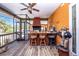 This patio includes a grill and bar at 280 W Cowles St, Englewood, FL 34223