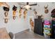 Living room featuring taxidermied animals, secure storage, and an open doorway for accessibility at 29527 Maris Dr, Punta Gorda, FL 33982