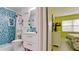 Well-lit bathroom showcases a stylish sink, modern fixtures, and bright mosaic-tiled shower at 3112 Cambridge Ave # 6, Bradenton, FL 34207
