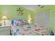 Bright bedroom featuring beach-themed decor and a cozy, inviting atmosphere at 3112 Cambridge Ave # 6, Bradenton, FL 34207