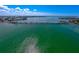 Expansive aerial view of a bridge and bay, showcasing stunning waterfront scenery and skyline at 322 S Washington Dr, Sarasota, FL 34236
