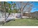 Private backyard with a picnic table, perfect for outdoor entertaining at 322 S Washington Dr, Sarasota, FL 34236