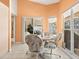 Bright breakfast nook with sliding glass doors and natural light at 3786 Surrey Ln, Sarasota, FL 34235