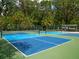 Outdoor pickleball courts surrounded by trees and nature at 3786 Surrey Ln, Sarasota, FL 34235