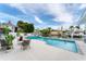 Waterfront home with private in-ground pool and outdoor living area at 3941 14Th Ne Ln, St Petersburg, FL 33703
