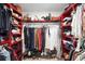Well-organized walk-in closet with ample storage space for clothing, shoes, and accessories at 4600 Gulf Of Mexico Dr # 201, Longboat Key, FL 34228