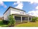 Exterior of the property features a screened-in patio at 4881 Antrim Dr, Sarasota, FL 34240