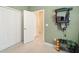 Exercise room featuring work out equipment, storage closet, and weights at 5406 Coral Reef Way, Lakewood Ranch, FL 34211