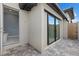 Exterior view of home featuring a walk in shower with an outdoor shower area at 9241 Starry Night Ave, Sarasota, FL 34241