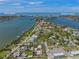 Aerial view showcasing the property's location between Venice and Nokomis Beaches at 107 Nippino W Trl, Nokomis, FL 34275
