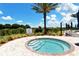 Relaxing community hot tub surrounded by lush greenery and a picturesque view at 11176 Roseate Ct, Sarasota, FL 34238