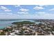 Breathtaking aerial view showcasing the neighborhood's serene waterfront setting at 113 Fillmore Dr, Sarasota, FL 34236