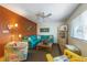 Comfortable living room with bright decor and cozy seating at 117 7Th N St # 35, Bradenton Beach, FL 34217