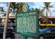 Historical marker describing the origin of St. Armands Circle in Sarasota County at 1186 Center Pl, Sarasota, FL 34236