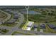 Neighborhood aerial view with land outline at 16139 69Th E Ln, Parrish, FL 34219