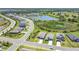 Community in an aerial view with neighborhood landscape at 16139 69Th E Ln, Parrish, FL 34219