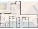 Second floor plan featuring the bedrooms, bathrooms, and a recreation room at 16626 Paynes Mill Dr, Lakewood Ranch, FL 34211
