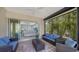 Inviting outdoor space offering both relaxation and entertainment with comfortable seating and serene views at 21287 Sandal Foot Dr, Venice, FL 34293